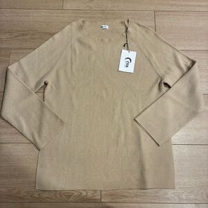 NWT ZYIA Active Women’s Ecru Ribbed Delphine Sweater Tan Size XXXL